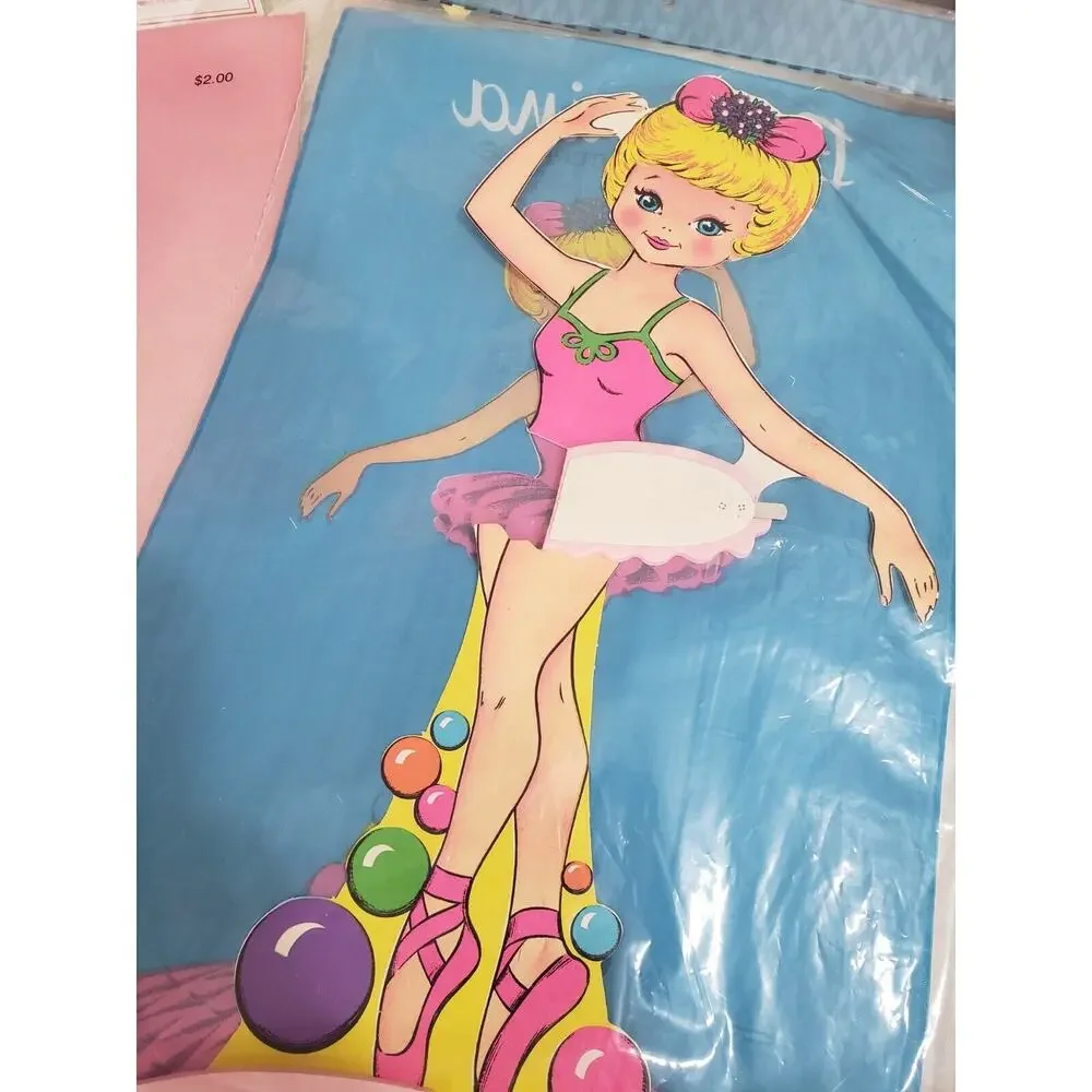 NEW Vintage Birthday Party Decor LOT Ballerina Ballet Dance Centerpiece Die‎ Cut